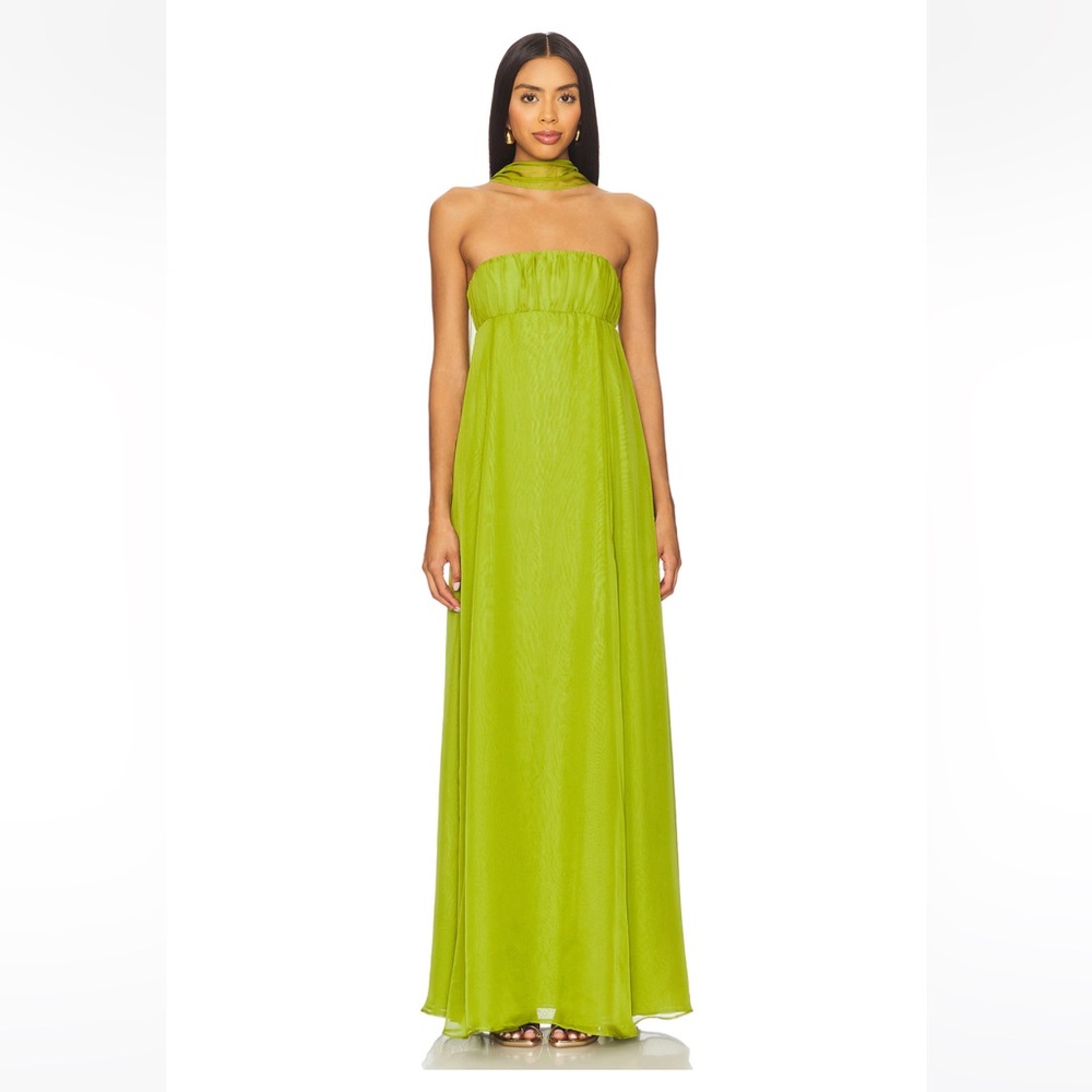 Lovers and Friends Estelle Gown in Pear Green